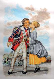 Joubert Pierre. (1910-2002) | JOUBERT Pierre. Â«Les adieux du TambourÂ». Gouache couleurs signée en ba | Tessier Sarrou