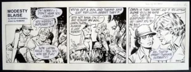 Enric Badia Romero | Modesty Blaise Daily Strip #8883 (SIGNED) | Illustration Art Gallery