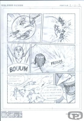 Sylvain Repos | Yojimbot, Volume 1, Storyboard Page 133 - Original Artwork by Sylvain Repos | Pulp’s Art