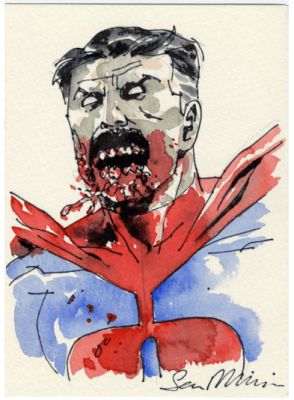 Sean Phillips | Sean Phillips – OMNI-MAN Zombie Original Illustration (2009) | Taj Mahal Cómics