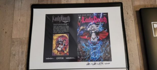 LADY DEATH UNCUT SHEET SIGNED BY BRIAN PULIDO | eBay US (Buy It Now)