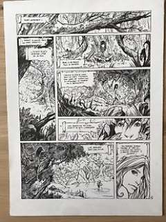 Goux, Pierre-Denis - Planche originale - Merlin - Le prophète T2 - Renaissance - (2011)