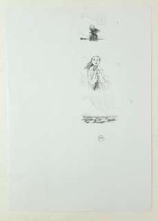 Gipi (Gian Alfonso Pacinotti) - Illustr. Origin. "Attesa" - Firmato - Loose page | Catawiki