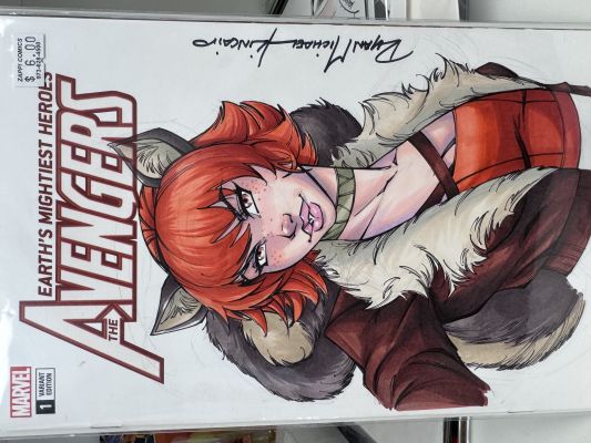 Ryan Kincaid - Squirrel Girl Avengers Sketch Cover