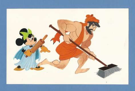 G.B. Carpi - illustrazione originale "Minnie e le Fatiche di Ercole" - Anni ’70 - Loose page | Catawiki