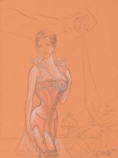 Vicomte | Sasmira, illustration Ã  la mine de plomb, crayon … | Banque Dessinée