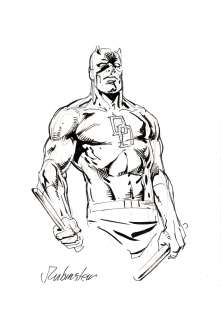 Joe Rubinstein | JOE RUBINSTEIN: DAREDEVIL, HERO POSE | Joe Rubinstein