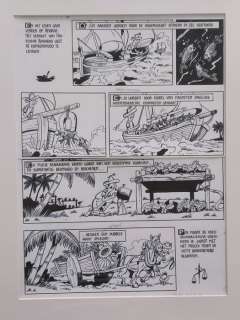 Suske en Wiske - Originele pagina (p.50) - Het eiland Amoras - hertekende versie - Loose page - (1967) | Catawiki