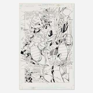 Lee Moder, Stars & S.T.R.I.P.E. #3 Story Page 2 Original Art (DC Comics, 1999) | Landry Pop Auctions