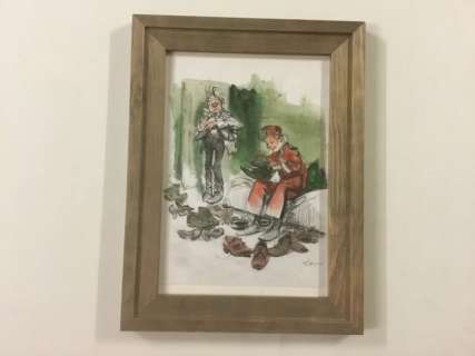 Follet, René - Dessin original couleur - Hommage Ã  Spirou et Fantasio - (2018) | Catawiki