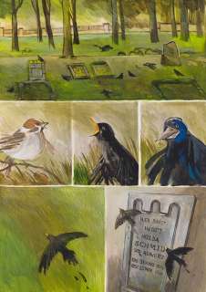 Joanna Karpowicz (1976) | Joanna Karpowicz | "Pocztówki z Białegostoku. Cmentarz ewangelicki", plansza nr 2, 2012 | Desa Unicum