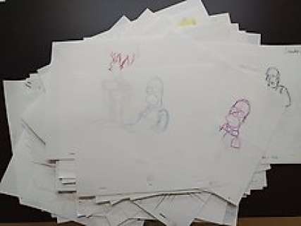 The Simpsons - 200+ Animation Drawings - including lay-out, background, props and characters