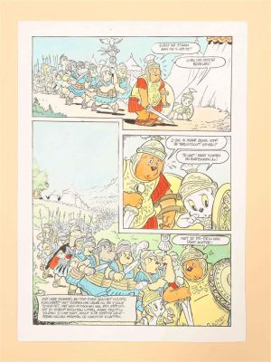 Dick Matena to Marten Toonder: Tom Poes and the Clothes Suitcase original page "the Roman Empire" | Comic Art Masters