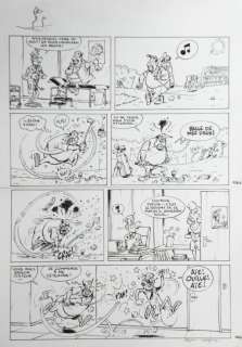 Alain Sirvent - Les Toubibs –  » GOLF  » – Planche Originale