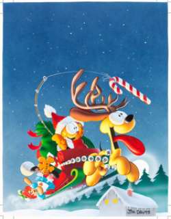 Jim Davis Studio | Garfield’s Christmas Tales Cover | Heritage