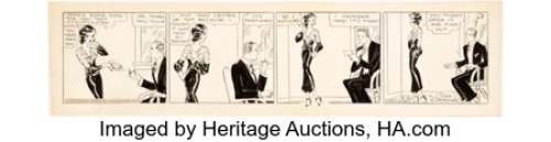 Russ Westover - Russ Westover Tillie the Toiler Daily Comic Strip Original Art dated 3-21-32 (King Features Syndicate, 1932). ...