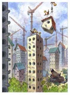 Peter de Sève | New Yorker Cover "Luxury coops", 2016 | Philippe Labaune Gallery