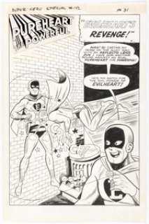 Vigoda, Bill | Bill Vigoda Life with Archie #48 Pureheart the Powerful Partial Story Original Art Group of 8 (Archie, 1966).... (Total: 8 Original Art) | Heritage