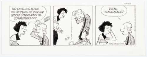 Borgman, Jim | Jerry Scott and Jim Borgman Zits Daily Comic Strip Original Art dated 3-24-07 (King Features Syndicate, 2007).... | Heritage