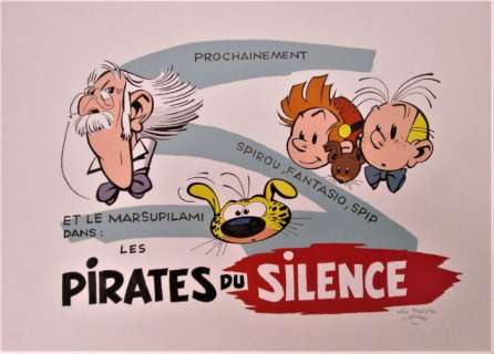 Frisano, Thomas - Dessin original couleur - Hommage Ã  Franquin - Spirou & Fantasio | Catawiki