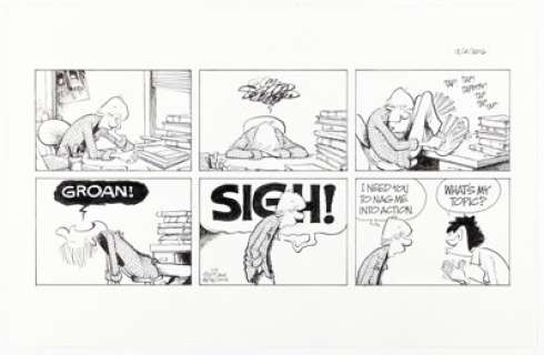 Jerry Scott and Jim Borgman Zits Sunday Comic Strip Original Art dated 12-4-16 (King Features Syndicate, 2016).