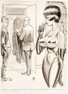 Bill Ward Cartoon Parade October-1968 Single Panel Gag Cartoon Illustration Original Art (Humorama, 1968). | Heritage