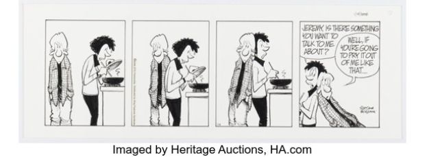 Jerry Scott and Jim Borgman Zits Daily Comic Strip Original Art dated 1-14-08 (King Features Syndicate, 2008). | Heritage