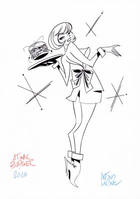 Antonio Lapone | Atomic Burger | Tavole Originali