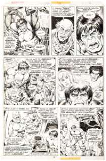 Sal Buscema and Ernie Chan The Incredible Hulk #216 Story Page 4 Original Art (Marvel, 1977). | Heritage