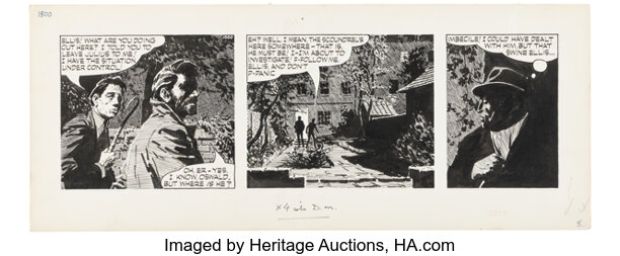David Wright Carol Day #1800 Daily Comic Strip Original Art (London Daily Mail, 1962). | Heritage