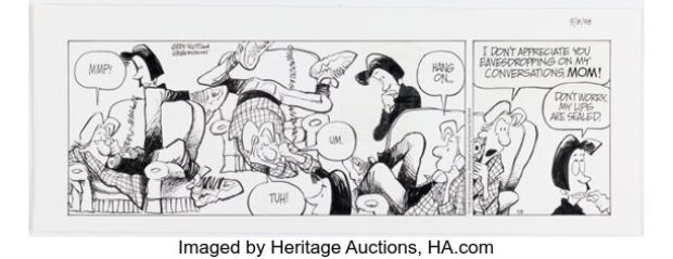 Jerry Scott and Jim Borgman Zits Daily Comic Strip Original Art dated 5-8-98 (King Features Syndicate, 1998). | Heritage