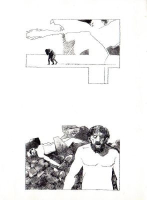 Dino Battaglia | I Patriarchi: Caino e Abele | Tavole Originali