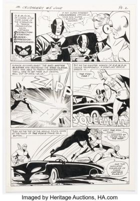 Paul Reinman The Mighty Crusaders #5 Story Pages 2-6 Original Art (Archie, 1966). (Total: 5 Original Art) | Heritage