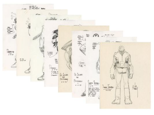 Lot 376 - Joe Kubert GI Joe Character Concept Art Sketches | Weiss Auctions