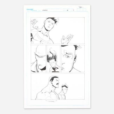 Ryan Ottley | Invincible #88 Story Page 3 Original Art (Image Comics, 2012) | Landry Pop Auctions