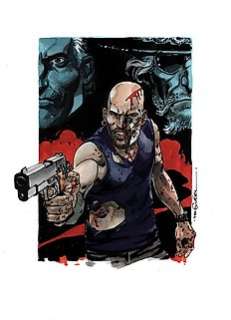 Scalped T5 - Original illustration for the French Deluxe edition ‘La Vallée De La Solitude‘ - (2013)