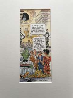 Mézières, Jean-Claude - Dessin original couleur - Carte de voeux - (1997) | Catawiki