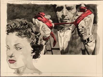 Sean Phillips - Kill Or Be Killed Murder By Contract Painted Illlustration Issue 08 Page Illustration