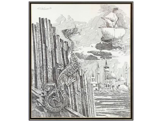 Lot 357 - Murray Tinkelman Original Lovecraft Art