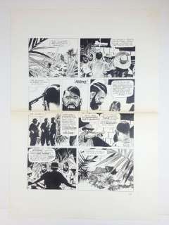 Attilio Micheluzzi - Tav. Origin. "Capitan Erik: Squali" - Loose page - (1977) | Catawiki