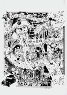 Charles Paul (C.P.) Wilson Iii - the wraith #5 cover (gothic christmas horror cover! )