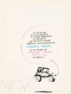 André Franquin | La Voiture de Gaston | Artcurial