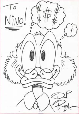 Scrooge McDuck – Money on His Mind | Corner4art