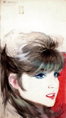 Mario Tempesti | Copertina Un Amore (Dino Buzzati, Oscar Mondadori) | Tavole Originali