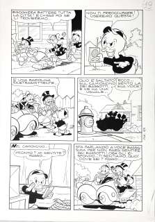 LUCIANO GATTO - Original page cm. 24x34,5. Ink. Mint. Code 442.