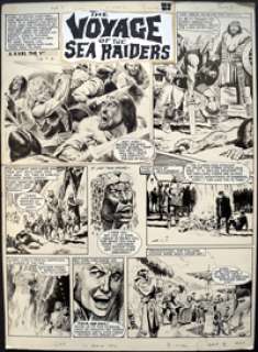 Don Lawrence | Karl The Viking: Voyage Of The Sea Raiders | Illustration Art Gallery