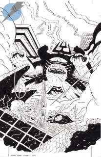 Andrew Maclean - atomic robo issue 3 page cover