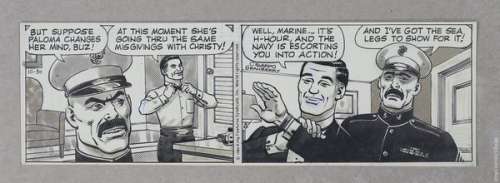 Original Art: Buz Sawyer Comic Strip, October 30, 1984 by John Celardo | mycomicshop.com