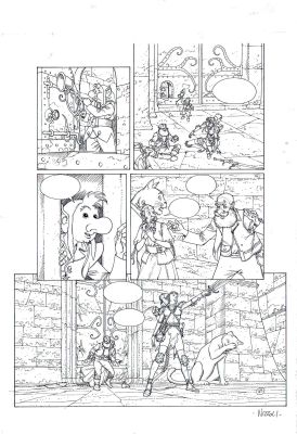 Marco Nizzoli | Le Monde d’Alef-Thau vol.1 p.43 | Tavole Originali