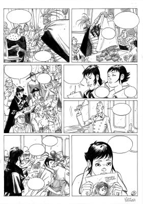 Marco Nizzoli | Les Enfants du Crépuscole vol.2 p.23 | Tavole Originali